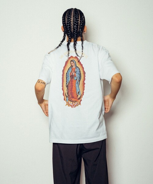 「Subciety」 半袖Tシャツ LARGE ホワイト メンズ_画像5