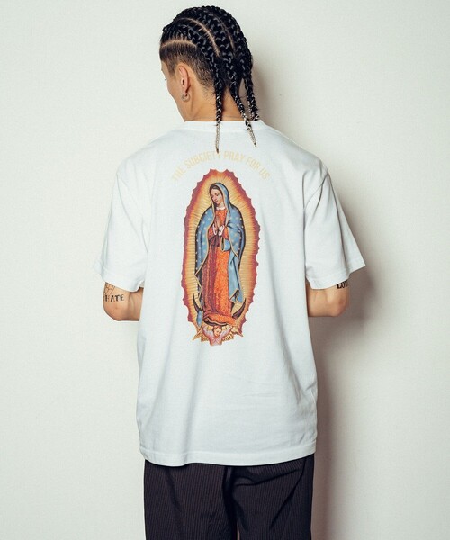 「Subciety」 半袖Tシャツ LARGE ホワイト メンズ_画像6