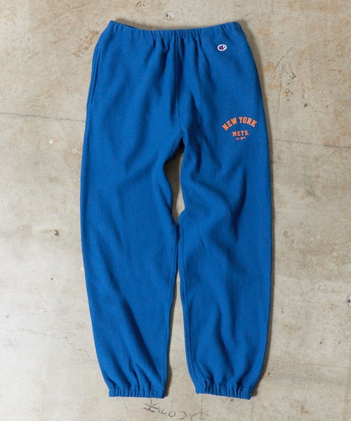 Champion チャンピオン　メンズ　ジャージ　パンツ　ブルー　XL MLB チャンピオン スウェットパンツ ジャージ MLB/エムエルビー