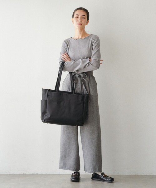 「Afternoon Tea」 トートバッグ ONE SIZE ブラック レディース_画像2