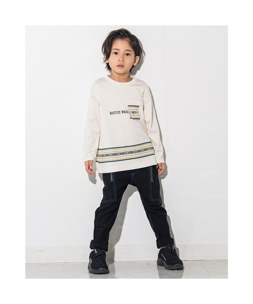 「WASK」 「KIDS」イージーパンツ 150 グリーン キッズ_画像2