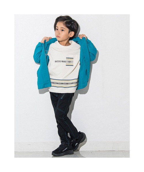 「WASK」 「KIDS」イージーパンツ 150 グリーン キッズ_画像3