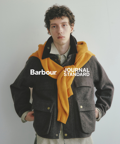 Barbour JOURNAL STANDARD別注コート Barbour（バブアー） コート ジャケット 別注 ウール クロップド