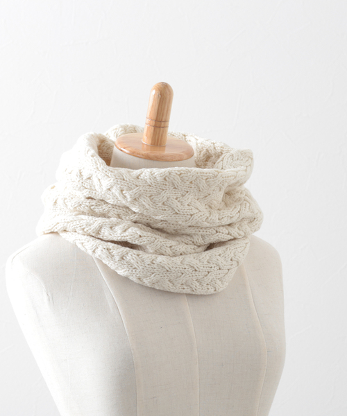   ネックウォーマー　　スヌード　　レア Lee ネックウォーマー スヌード LEE / CABLE KNIT MUFFLER LA0620