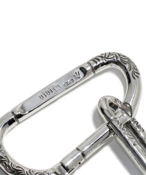 vivify シルバーキーリング カナビラ VIVIFY キーホルダー