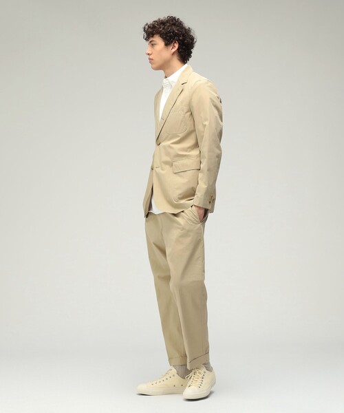 BEAMS+（ビームスプラス） スラックス 1 Pleat Travel Comfort Cloth