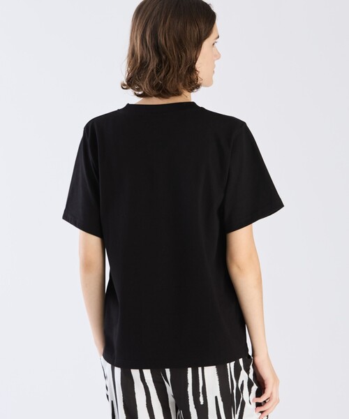 agnes b.（アニエスベー） tシャツ 半袖 ミニロゴ コットン 半袖 T