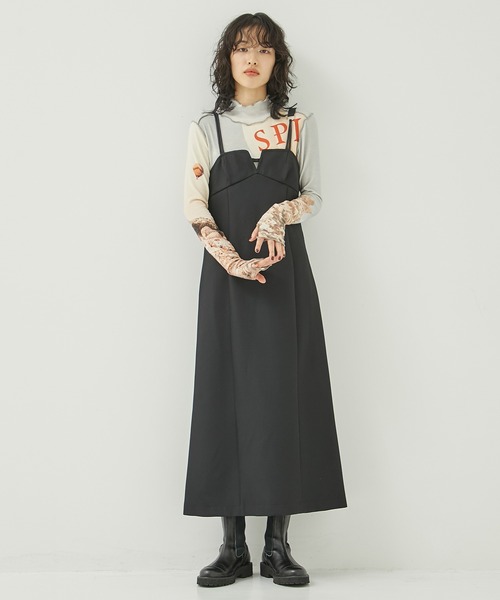PUBLIC TOKYO ラウンドキャミワンピース PUBLIC TOKYO ワンピース ラウンドキャミワンピース : ZOZOTOWN