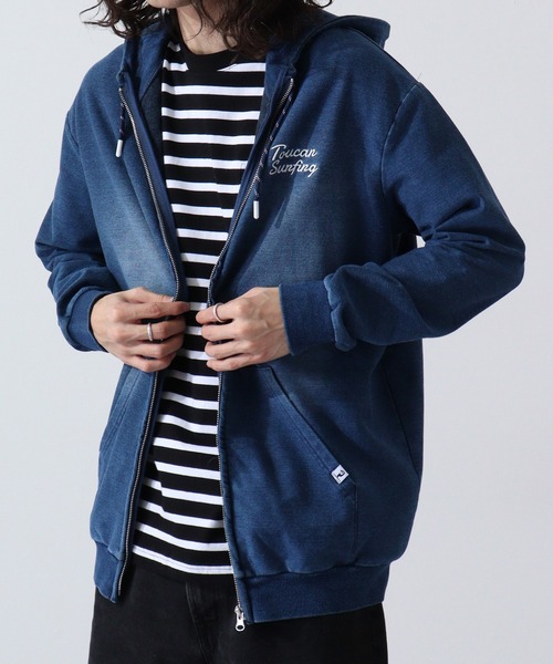 Toucan Surfing（トゥーカンサーフィン） パーカー インディゴニット