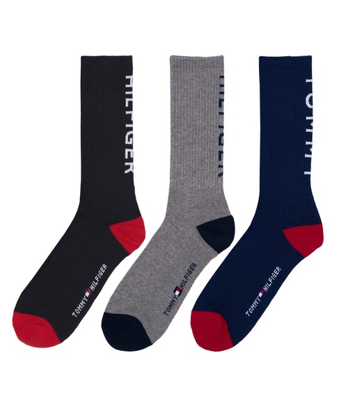 TOMMY HILFIGER（トミー・ヒルフィガー） 靴下 ブランド バックロゴ