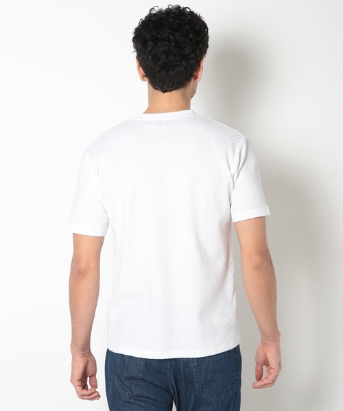 リンクスジャカードシルケットカットソー MEN'S BIGI tシャツ リンクスジャカードシルケットカットソー