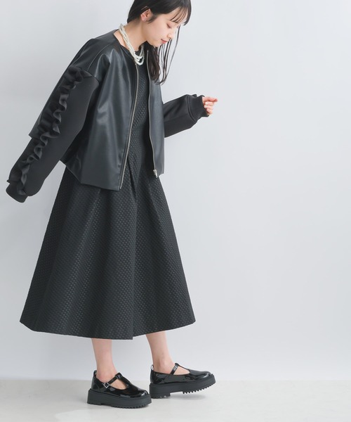PICCIN PERLA ワンピース ラメジャガードワンピース : ZOZOTOWN Yahoo