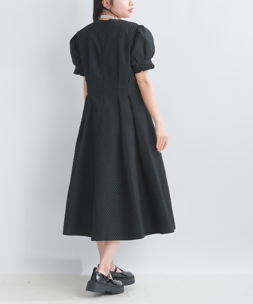 PICCIN PERLA ワンピース ラメジャガードワンピース : ZOZOTOWN Yahoo