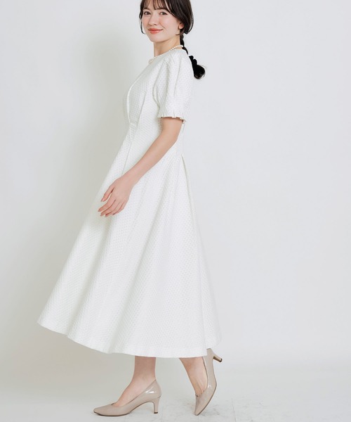 PICCIN PERLA ワンピース ラメジャガードワンピース : ZOZOTOWN Yahoo