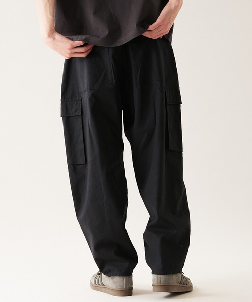 TWN正規品★22SS★全3色★Semi Balloon カーゴパンツ ティーダブリューエヌ(TWN) SEMI BALLOON CARGO PANTS 3COLOR
