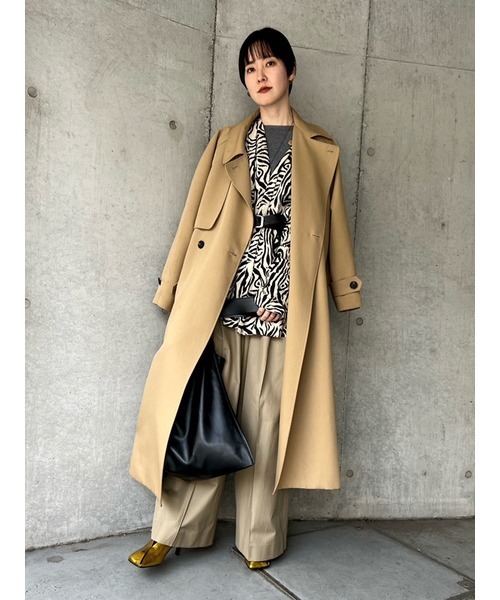 美品✨Miesrohe ショールカラーコート スプリングコート トレンチコート org.jpg