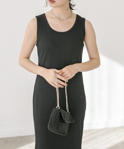 ワンピース 2WAYリブタンクワンピース レディース : 82097125  