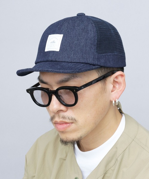 セレブ キャップ 帽子 デニム アンパイア メッシュキャップ メンズ