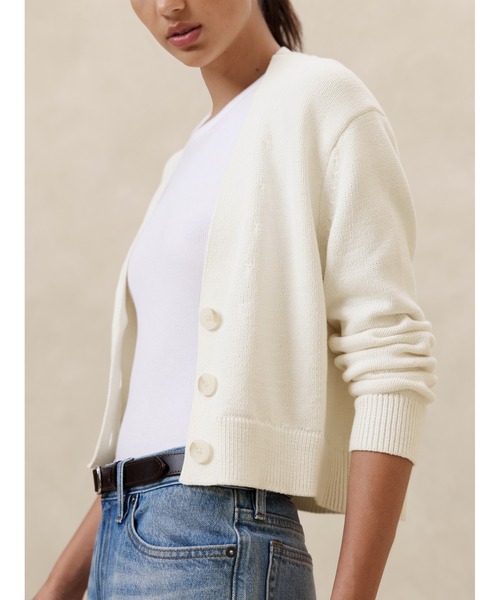 カーディガン BANANA REPUBLIC FACTORY STORE クロップド