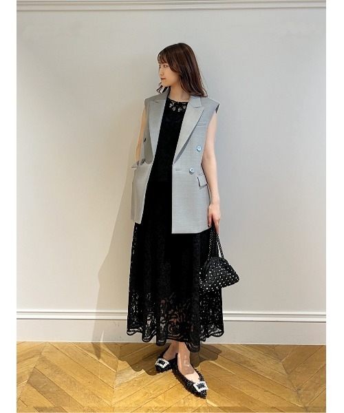 ベスト ジレ 「LOULOU WILLOUGHBY」ボンディングジレ レディース LOULOU WILLOUGHBY ベスト ジレ 「LOULOU WILLOUGHBY