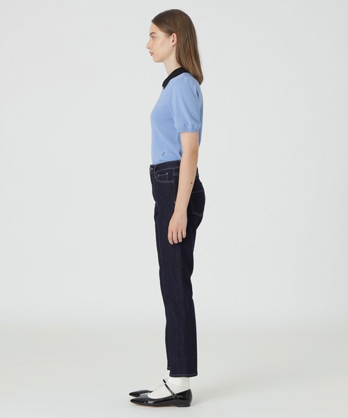 ※専用※BLUE LABEL デニムハイライズストレートパンツ　ネイビー38新品 BLUE LABEL CRESTBRIDGE ジーンズ デニム デニムパンツ