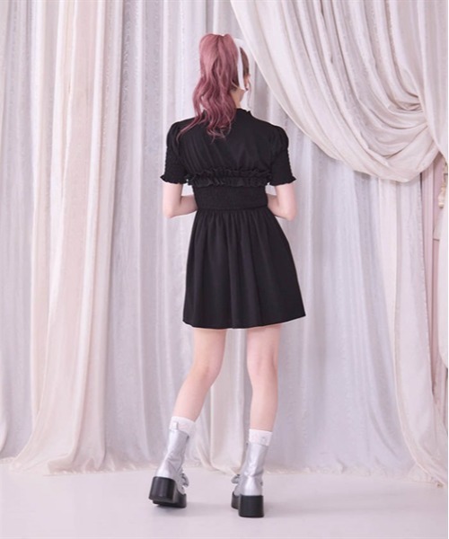 Fickle Bebe フリルチョーカーワンピース ホワイト 1 DR351X02FB_sub17_L.jpg