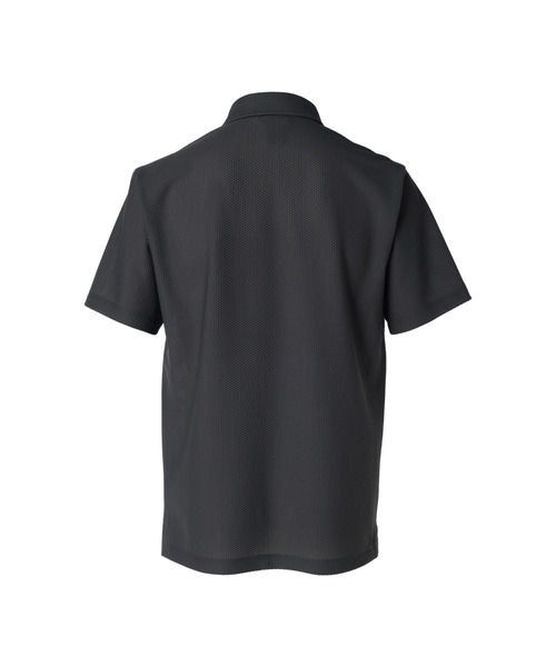 zoyメッシュトリコット 半袖ポロシャツ ネイビー　セットアップ L 美品 ZOY（ゾーイ） ポロシャツ MENS メッシュトリコット 半袖ポロシャツ