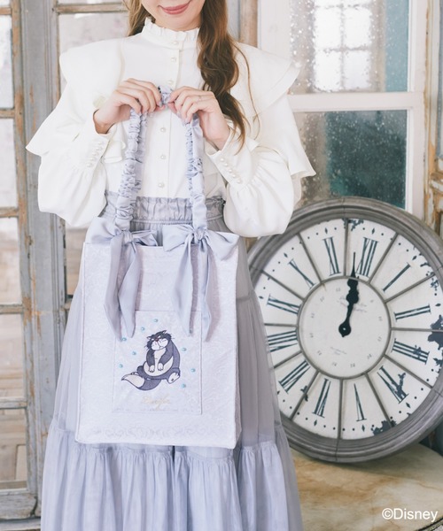追跡有★CACO × Disney ルシファー もこもこ トートバッグ 新品未使用 ディズニーストア ヒグチユウコ ディズニー