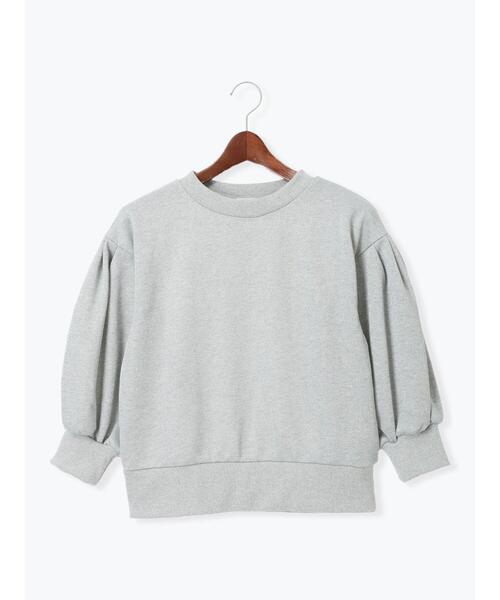 tシャツ ラメ裏毛ボリュームスリーブカットソー レディース Te chichi tシャツ ラメ裏毛ボリュームスリーブトップス
