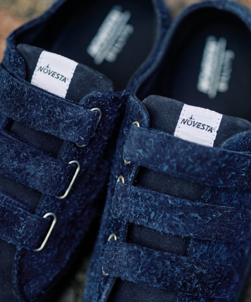 スニーカー 「BILLY'S EXCLUSIVE」STAR MASTER VELCRO HAIRY SUEDE　SM-2024A-VHS-NVYの画像