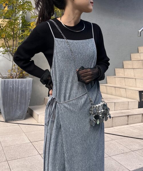 CIAOPANIC TYPY（チャオパニックティピー） ワンピース ベロアプリーツ