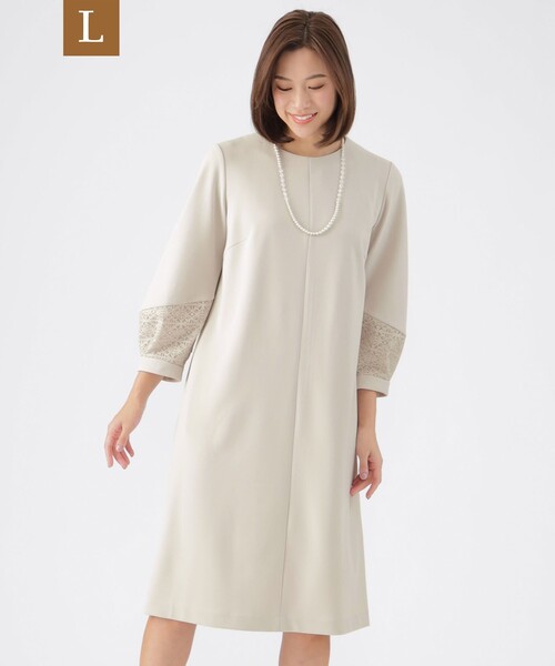 Hobbs London☆Lisa ジャージーワンピース【送料込】 TRANS WORK ワンピース 「L」「ウォッシャブル」ジョーゼット