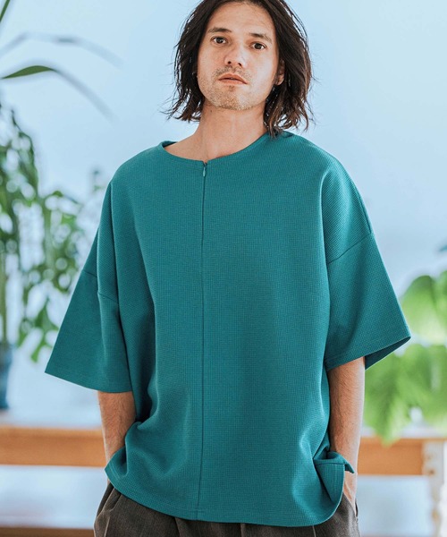 a様ご依頼用 CAMBIO tシャツ mt9427-Tricot Waffle Key Neck Dolman Sleeve