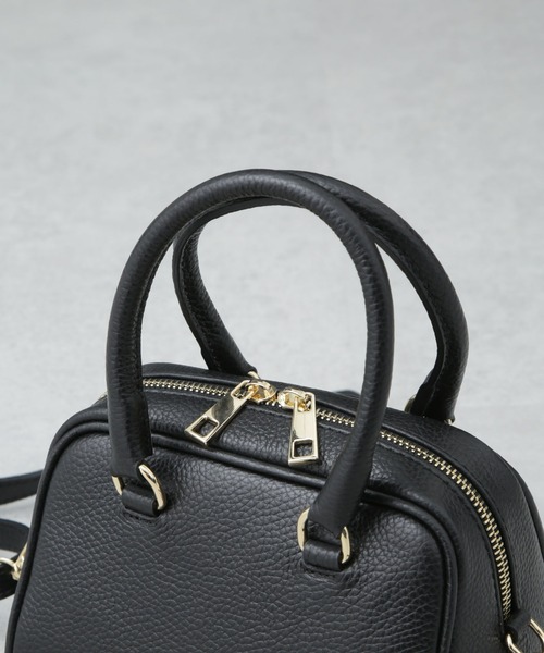 AULENTTI ボストンバッグ AULENTTI/2WAY レザーボストンバッグ