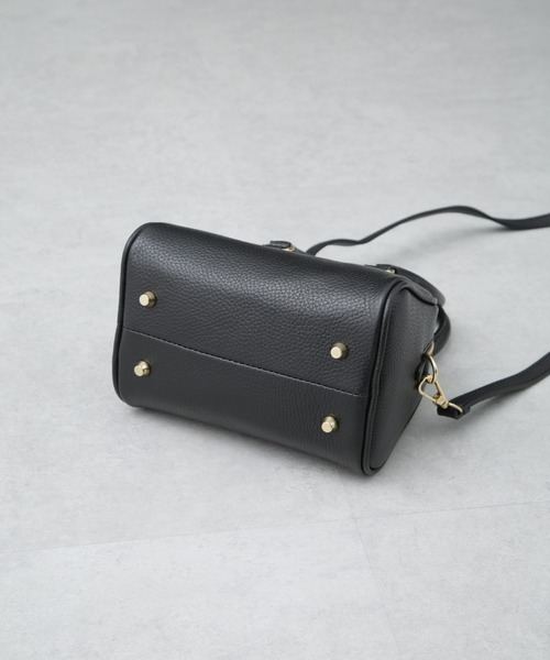〚美品〛AULENTTI 2WAYボストン ブラック AULENTTI/オウレンティ】2WAY ボストンバッグ / ショルダー
