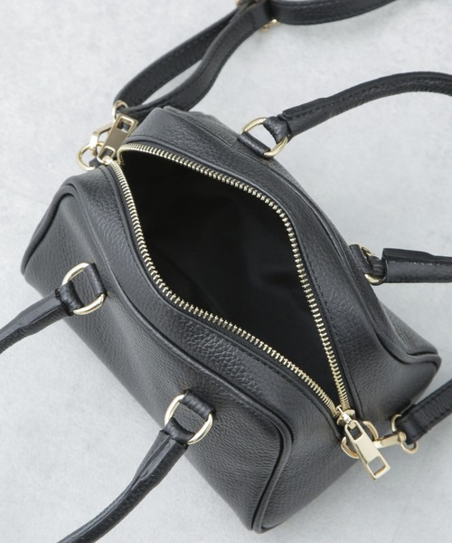 AULENTTI ボストンバッグ AULENTTI/2WAY レザーボストンバッグ