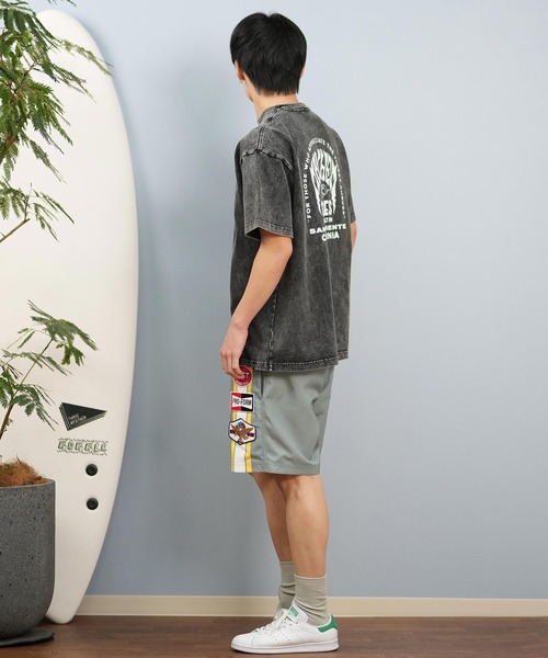 極美品♡24SSローヘンLOHENバイカラーレイヤードTshirt半袖Tシャツ LOST（ロスト） tシャツ 半袖Tシャツ/半袖Tee バックプリント MAYHEM