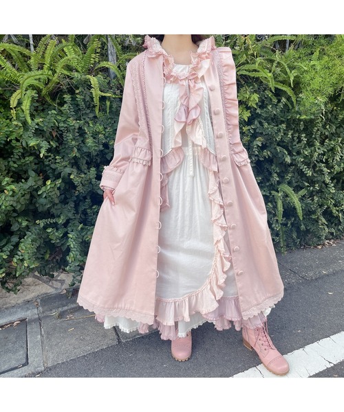 ワンピース pink はわせドールワンピース＆ヘッドドレスセット 王冠がま口Bag