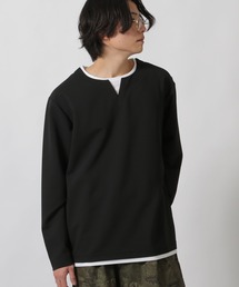 tシャツ キーネックレイヤード長袖T / 289322 メンズ｜ZOZOTOWN Yahoo!店