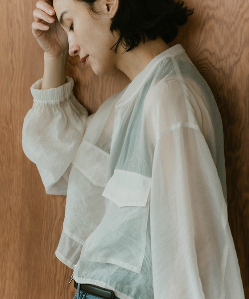 SALON adam et rope' ブルゾン アウター 「25SS」シアー