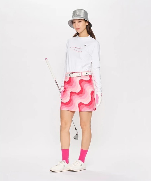 美品　リメイク　le coq sportif ×SOUSOU スカート Lサイズ le coq sportif GOLF ゴルフ スカート（サイズ（S/M/L）：LL（XL