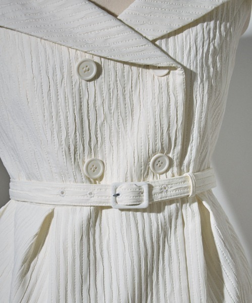 ERADIE ブラウス シャツ Off-shoulder wide collar TOP