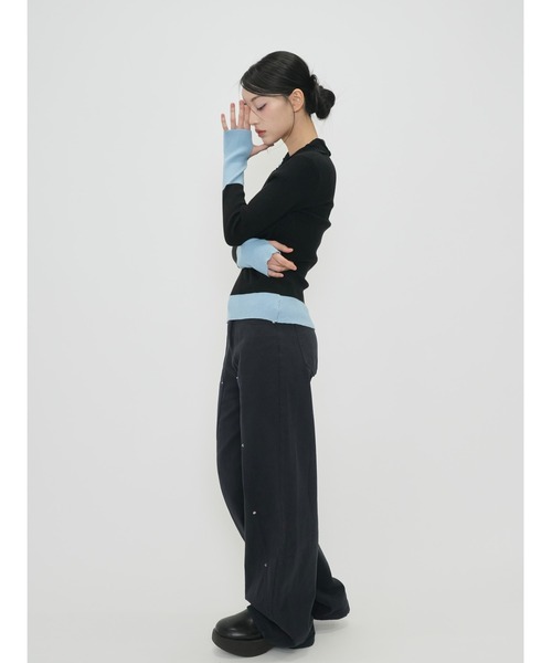 enewdnina ユニークカーブデニム unique curve denim – enewdnina