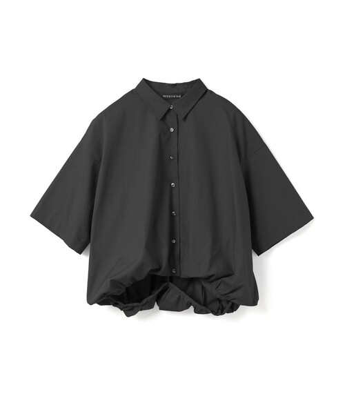 mizuiroind ブラウス シャツ mizuiro ind ハーフスリーブ