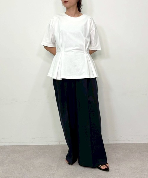 N.O.R.C tシャツ タックシルエットトップス「マルチ