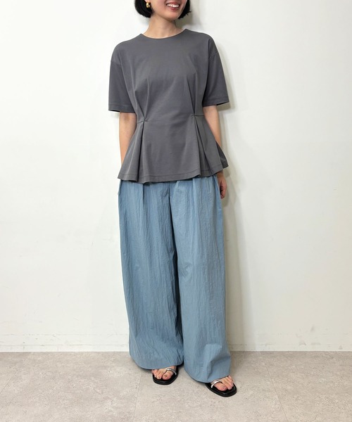 N.O.R.C tシャツ タックシルエットトップス「マルチ
