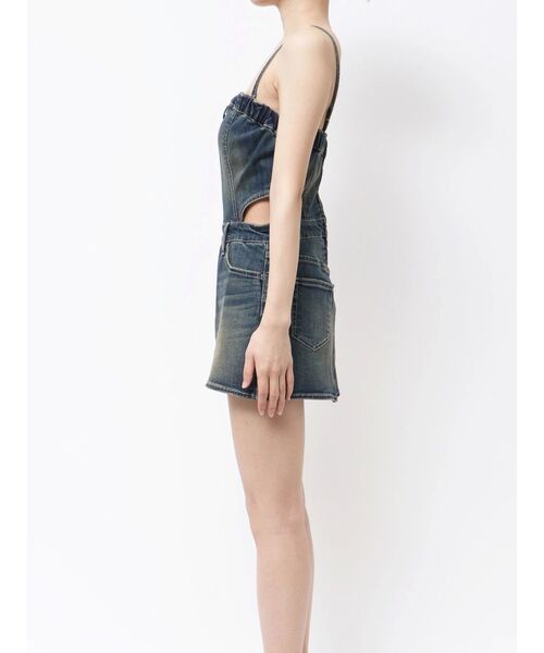 GYDA ワンピース GD MOLD SIDE OPENスカートライクデニム