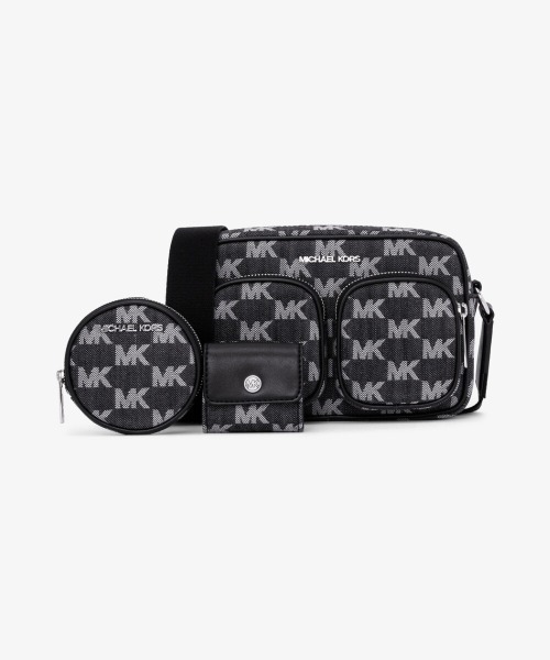 未使用 MICHAEL KORS ボディバッグ ショルダー ジェットセット MICHAEL KORS】JET SET ITEM クロスボディ MKシグネチャー