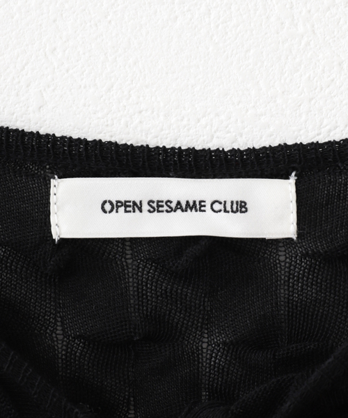 OPEN SESAME CLUB カーディガン 「OPEN CLUB/オープン セサミ