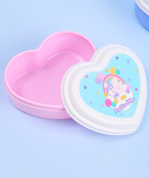 弁当箱 「 Care Bears / ケアベア 」 入子式ふわっとシール容器3Pセット（ハート）　SKE | THE BAREFOOT | 03